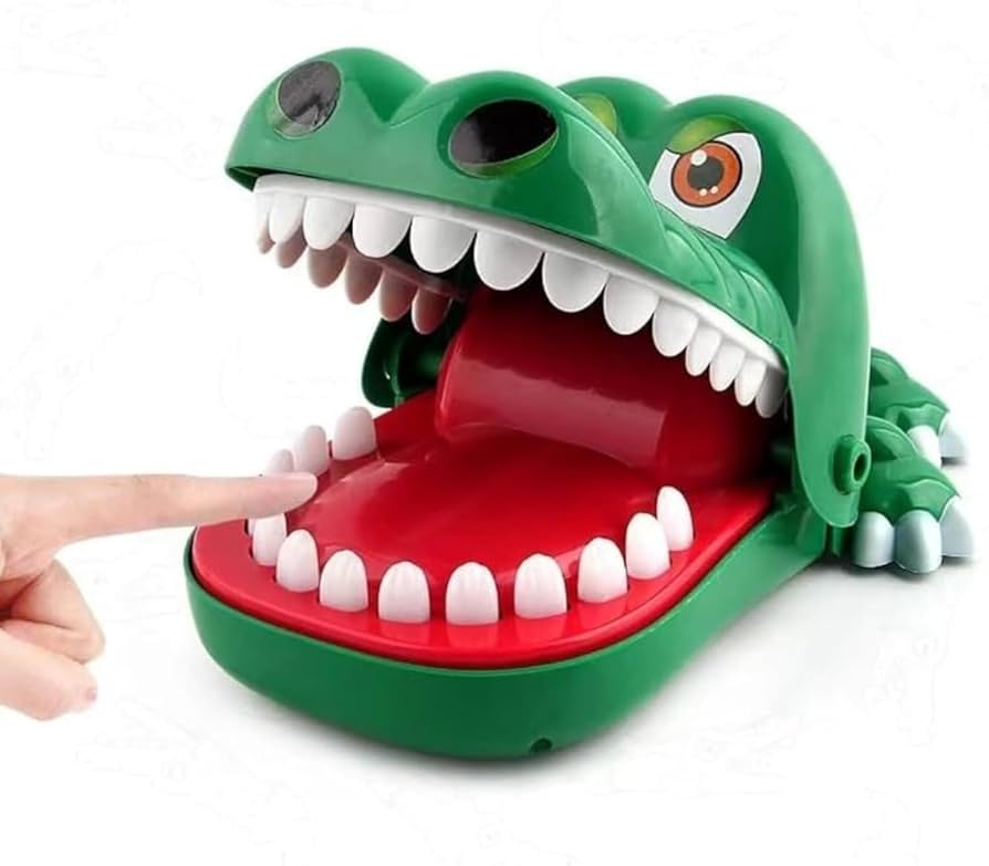 シャムワニの歯 Amazon | YIJOFU 痛いワニ 危機一発 罠ランダム噛むワニ